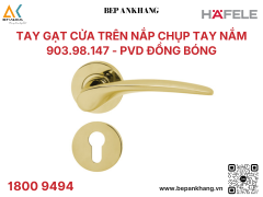 Tay gạt cửa trên nắp chụp tay nắm 903.98.147 - PVD đồng bóng